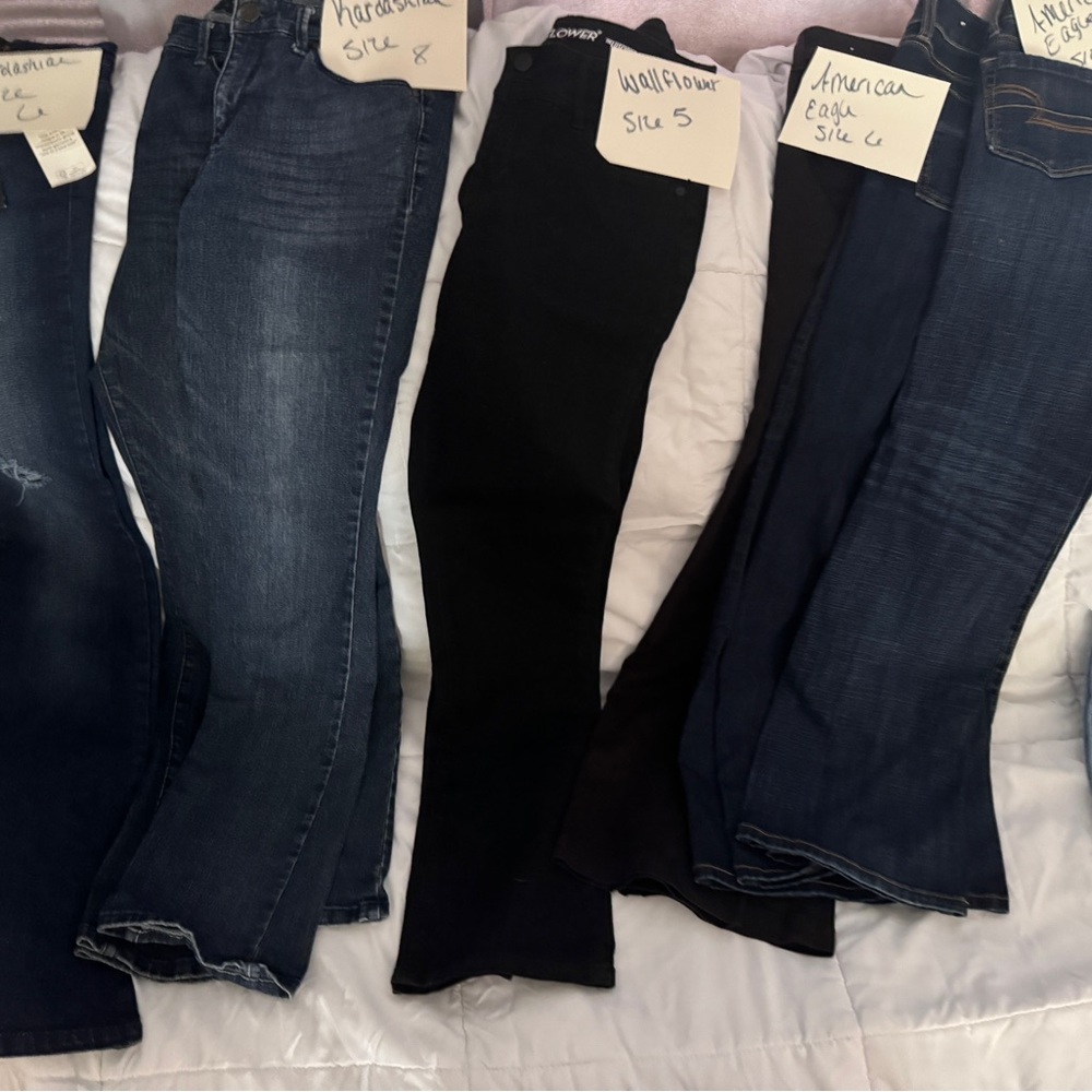 CLOSET CLEANOUT women’s jeans, new pricing varies